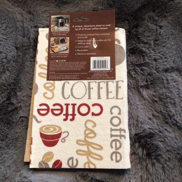 BOGO! Kitchen Basics Coffee Mat NWT - Picture 2 of 4